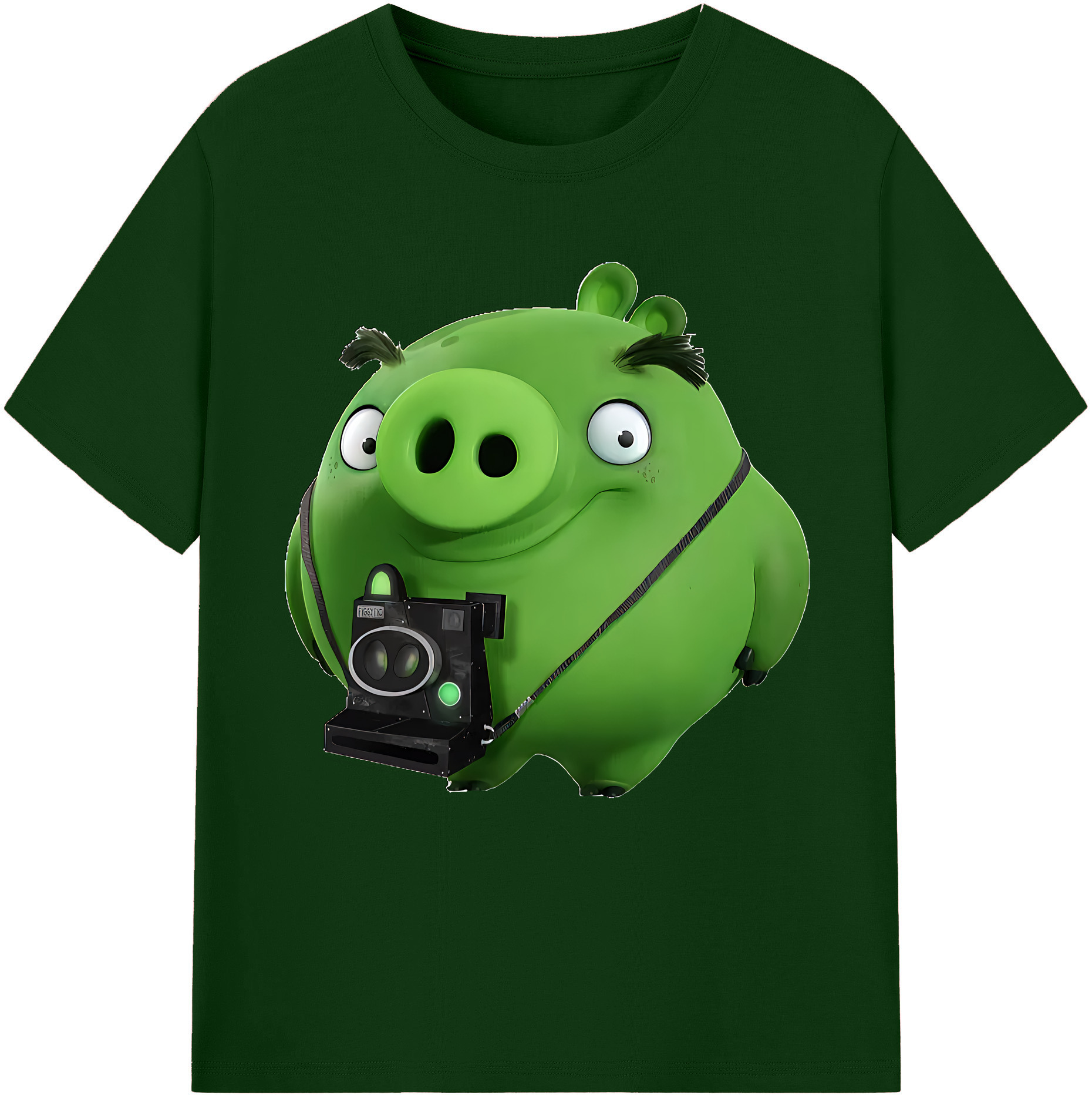 （画像用） Angry Birds アングリーバード 綿100％半袖Tシャツ（フロントプリント）